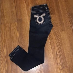Straight leg jeans